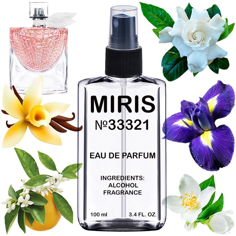 MIRIS No. 33321, Inspired by La Belle Vie L'Eclat, Long-Lasting Eau de Parfum for Women, Spray 3.4 Fl Oz / 100 ml