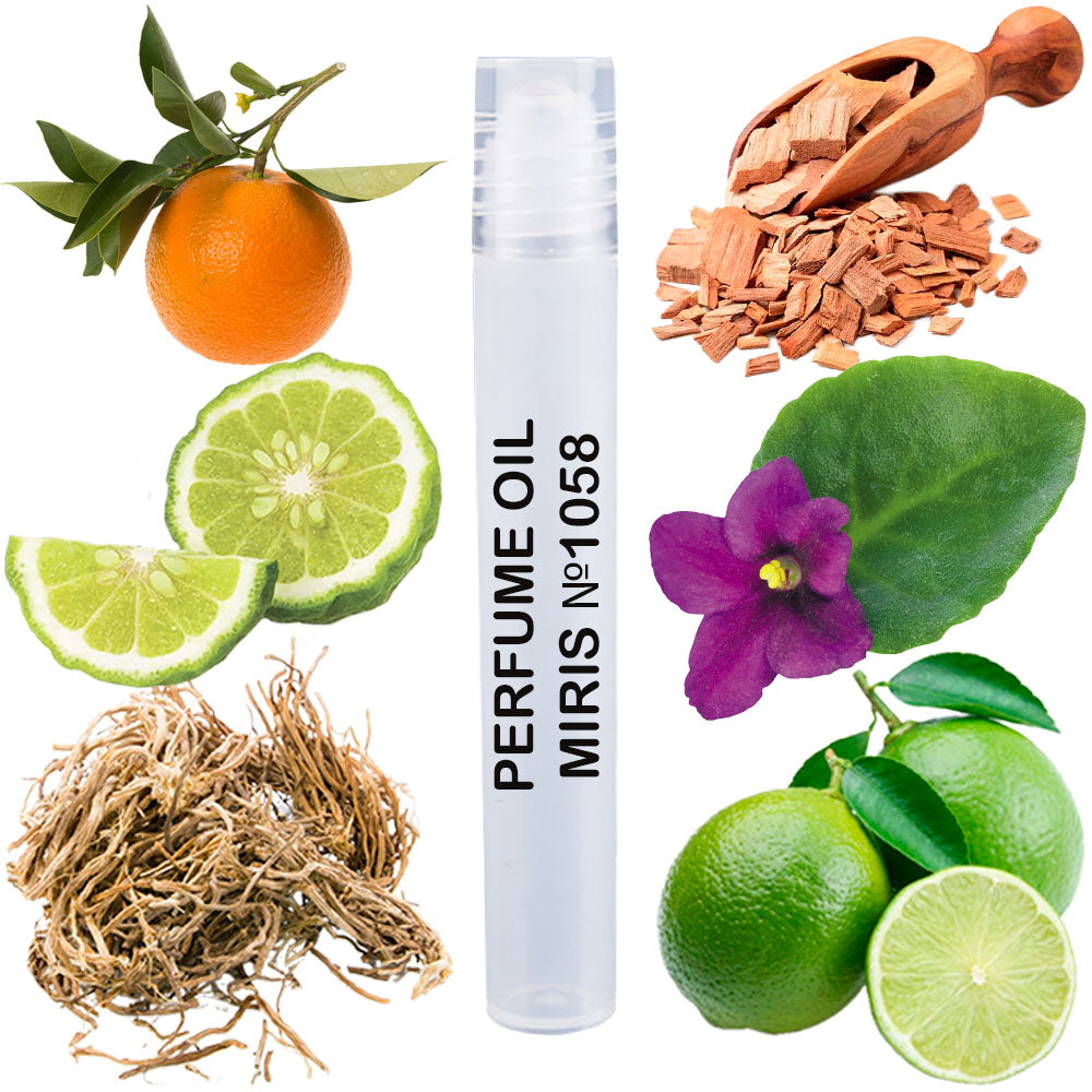 MIRIS Perfume Oil No. 1058 | Inspired | Unisex For Women and Men Roll-On Alcohol Free | 0.34 Fl Oz