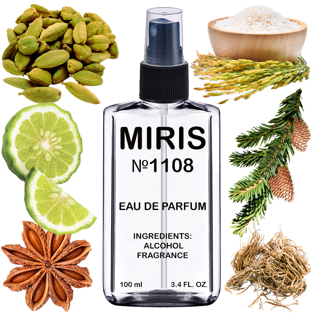 MIRIS No. 1108 | Inspired | Men Eau de Parfum | 3.4 Fl Oz