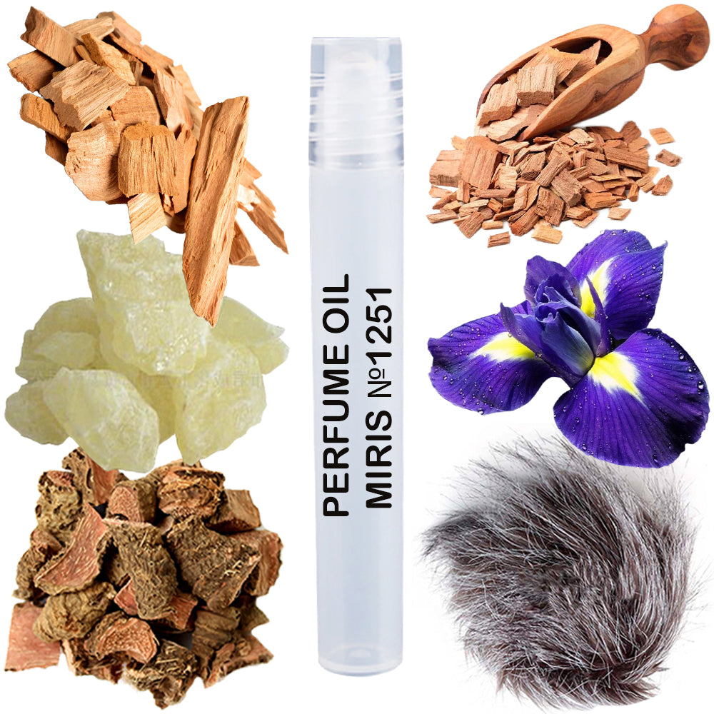 MIRIS Perfume Oil No. 1251 | Inspired | Unisex For Women and Men Roll-On Alcohol Free | 0.34 Fl Oz