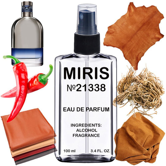 MIRIS No. 21338, Inspired by Just Cavalli Him, Long-Lasting Eau de Parfum for Men, Spray 3.4 Fl Oz / 100 ml