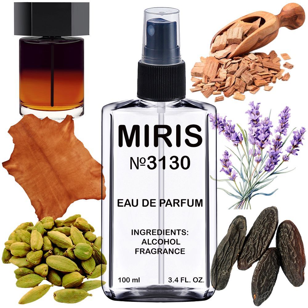 MIRIS No. 3130, Inspired by La Nuit de L Homme, Long-Lasting Eau de Parfum for Men, Spray 3.4 Fl Oz / 100 ml