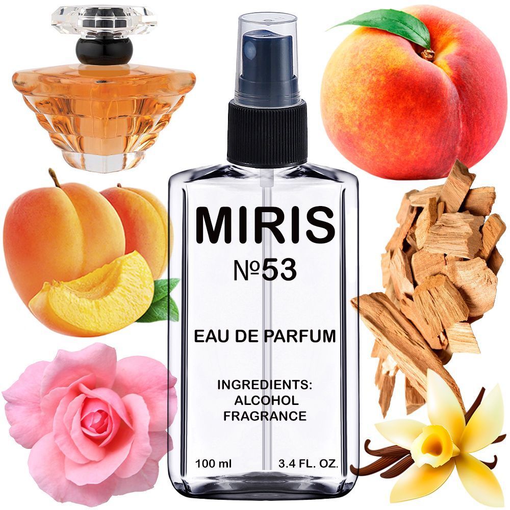 MIRIS No. 53, Inspired by Tresor, Long-Lasting Eau de Parfum for Women, Spray 3.4 Fl Oz / 100 ml