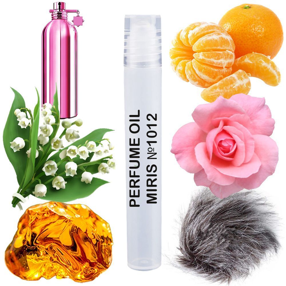 MIRIS No. 1012, Inspired by Crystal Flowers, Long-Lasting Perfume Oil Unisex for Women and Men Roll-On, Rollerball 0.34 Fl Oz / 10 ml