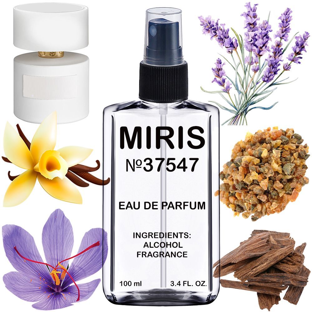 MIRIS No. 37547, Inspired by Bianco Puro, Long-Lasting Eau de Parfum Unisex for Women and Men, Spray 3.4 Fl Oz / 100 ml