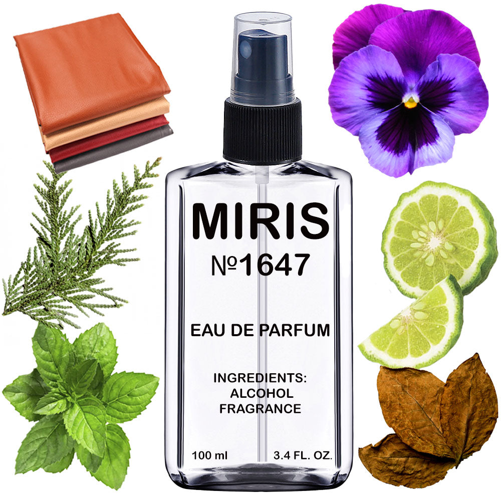 MIRIS No. 1647 | Inspired | Men Eau de Parfum | 3.4 Fl Oz