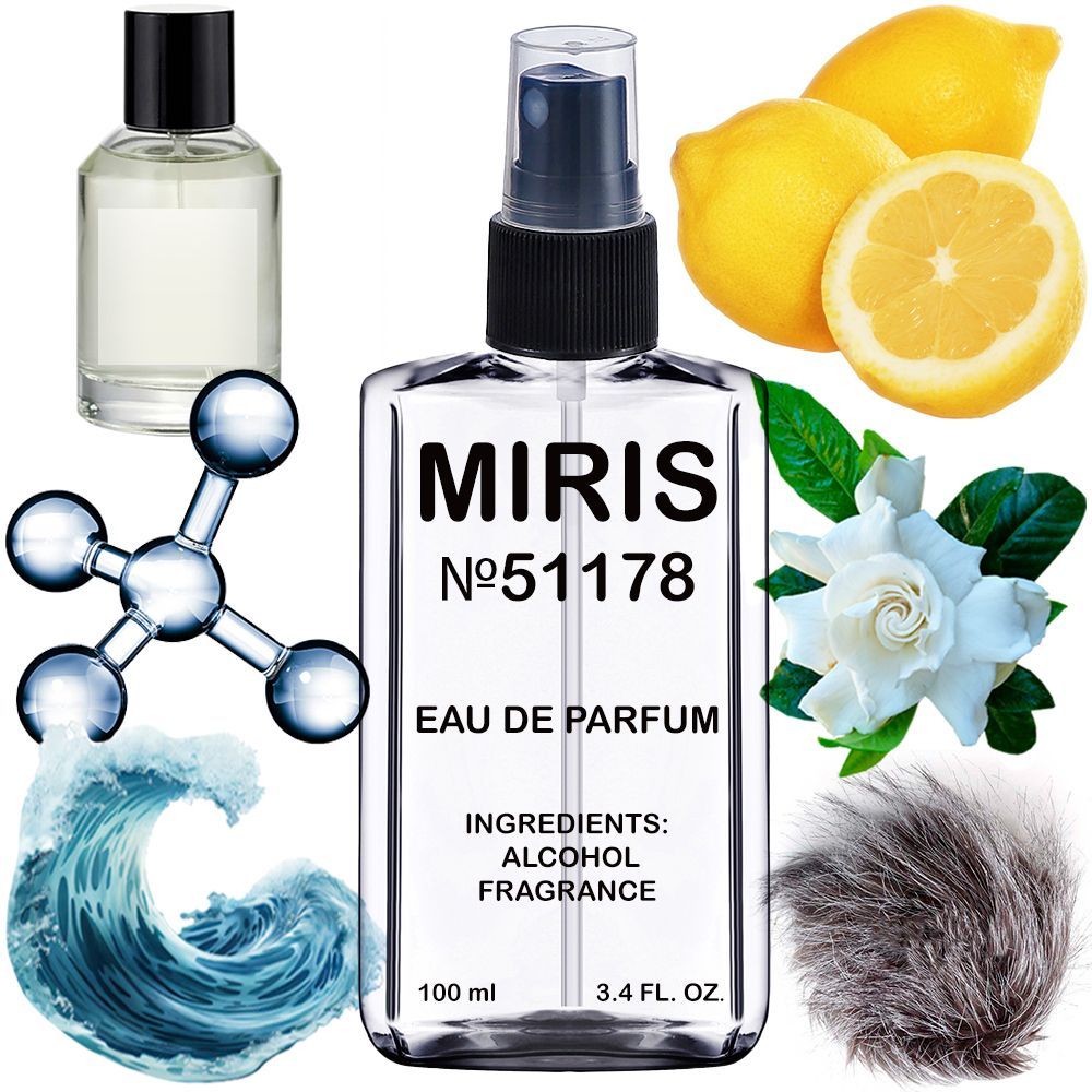 MIRIS No. 51178, Inspired by Need-U, Long-Lasting Eau de Parfum Unisex for Women and Men, Spray 3.4 Fl Oz / 100 ml