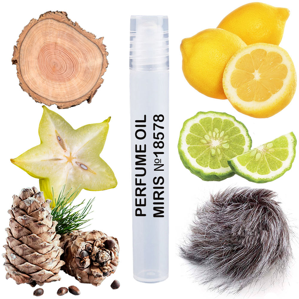 MIRIS Perfume Oil No. 18578 | Inspired | Unisex For Women and Men | Roll-On Alcohol Free | 0.34 Fl Oz
