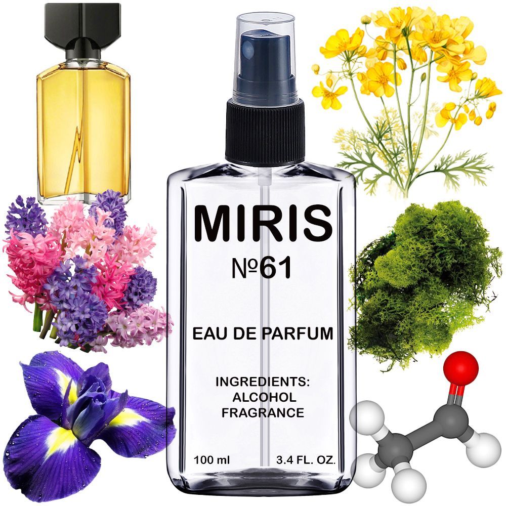 MIRIS No. 61, Inspired by Fidji, Long-Lasting Eau de Parfum for Women, Spray 3.4 Fl Oz / 100 ml