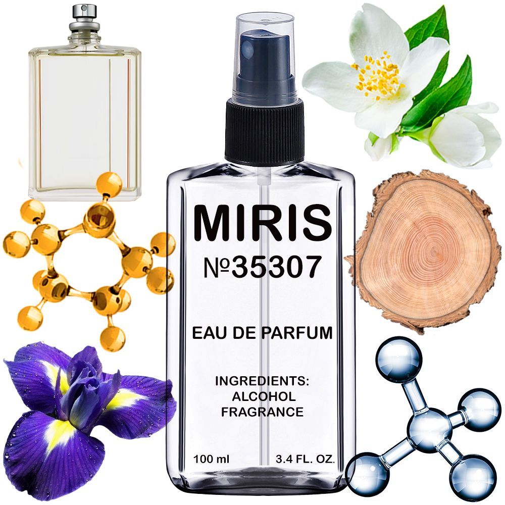 MIRIS No. 35307, Inspired by Escent 02, Long-Lasting Eau de Parfum Unisex for Women and Men, Spray 3.4 Fl Oz / 100 ml