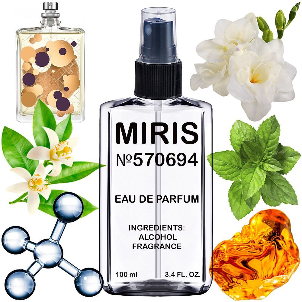 MIRIS No. 570694, Inspired by H01, Long-Lasting Eau de Parfum Unisex for Women and Men, Spray 3.4 Fl Oz / 100 ml
