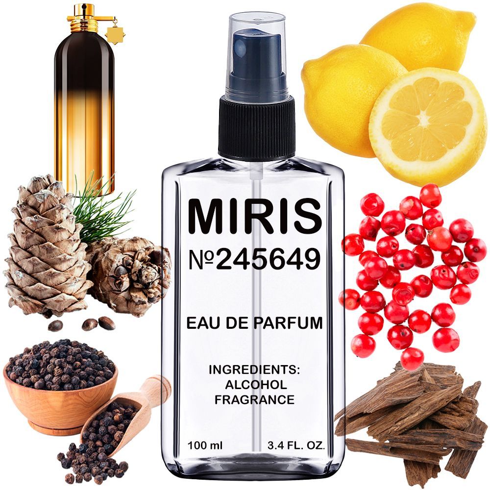 MIRIS No. 245649, Inspired by Intense Pepper, Long-Lasting Eau de Parfum Unisex for Women and Men, Spray 3.4 Fl Oz / 100 ml
