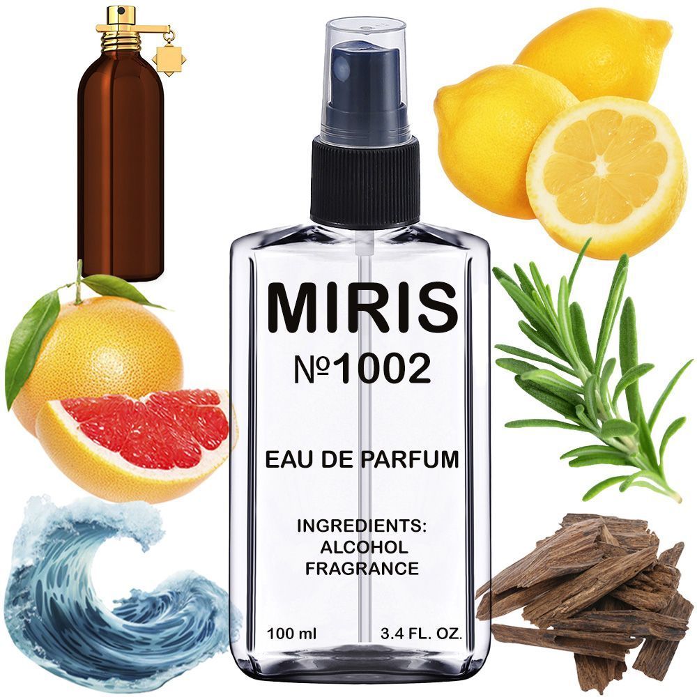 MIRIS No. 1002, Inspired by Aoud Forest, Long-Lasting Eau de Parfum Unisex for Women and Men, Spray 3.4 Fl Oz / 100 ml