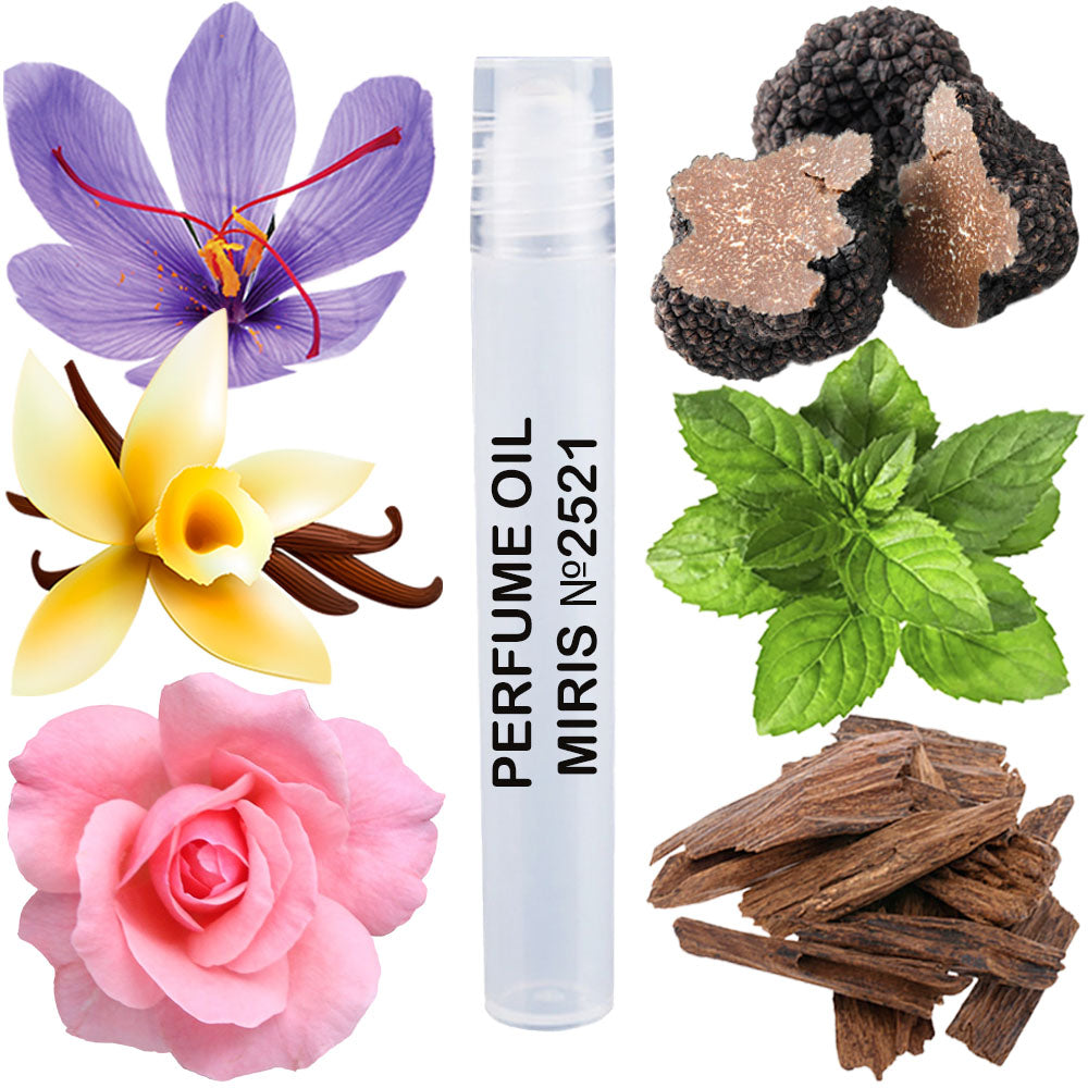MIRIS Perfume Oil No. 2521 | Inspired | Unisex For Women and Men | Roll-On Alcohol Free | 0.34 Fl Oz