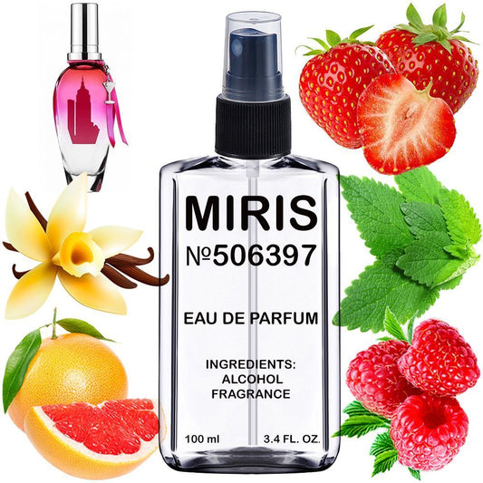 MIRIS No. 506397, Inspired by Sexy Graffiti, Long-Lasting Eau de Parfum for Women, Spray 3.4 Fl Oz / 100 ml