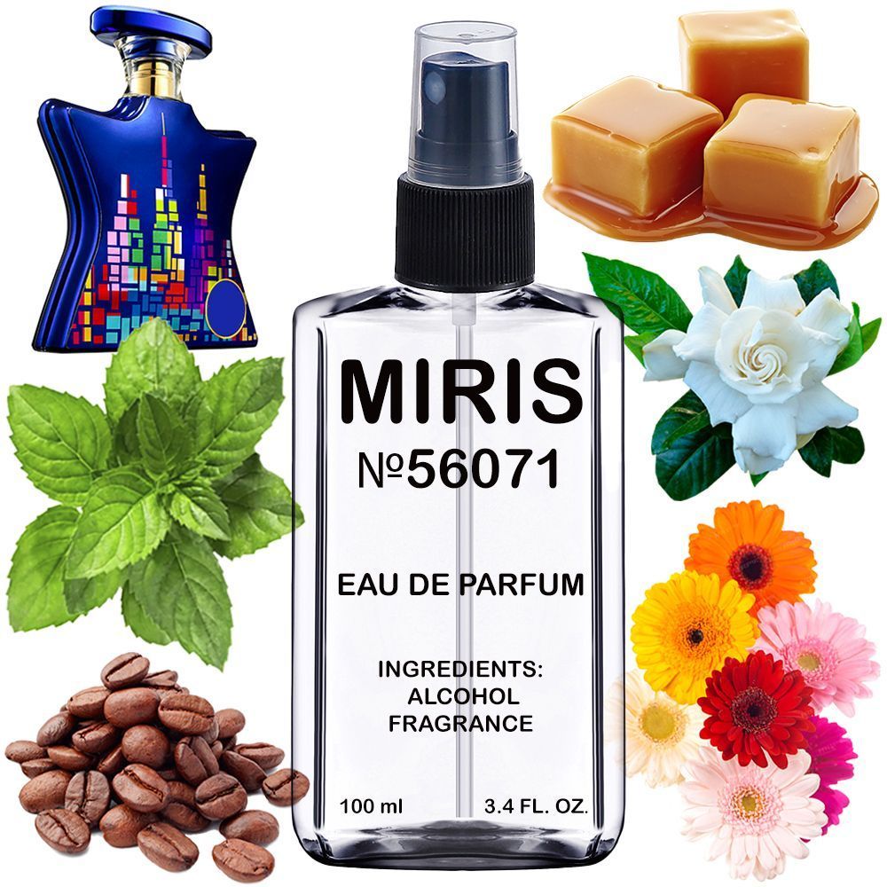 MIRIS No. 56071, Inspired by New York Nights, Long-Lasting Eau de Parfum Unisex for Women and Men, Spray 3.4 Fl Oz / 100 ml