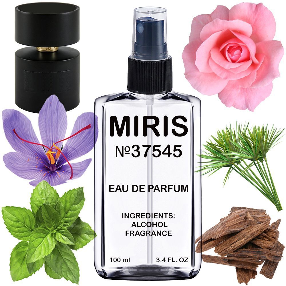 MIRIS No. 37545, Inspired by Nero Oudh, Long-Lasting Eau de Parfum Unisex for Women and Men, Spray 3.4 Fl Oz / 100 ml