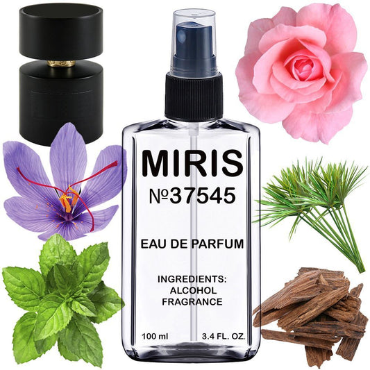 MIRIS No. 37545, Inspired by Nero Oudh, Long-Lasting Eau de Parfum Unisex for Women and Men, Spray 3.4 Fl Oz / 100 ml