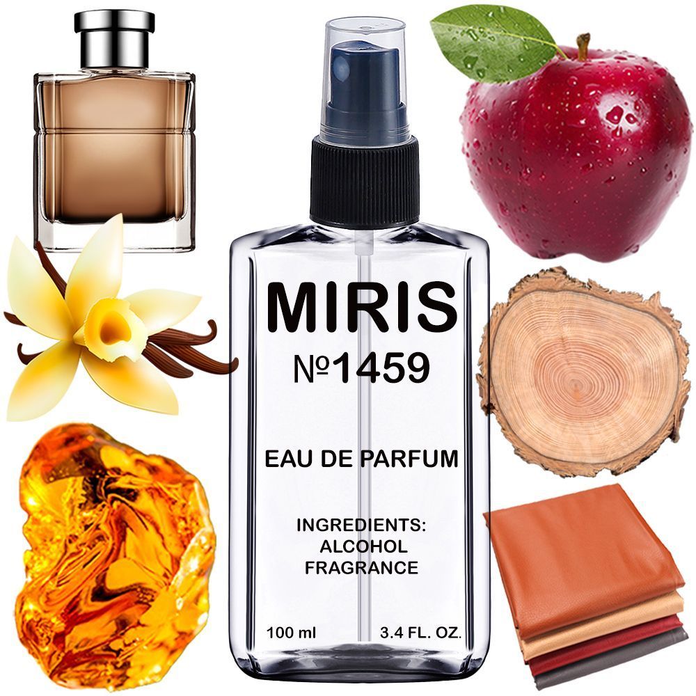 MIRIS No. 1459, Inspired by Ambre, Long-Lasting Eau de Parfum for Men, Spray 3.4 Fl Oz / 100 ml