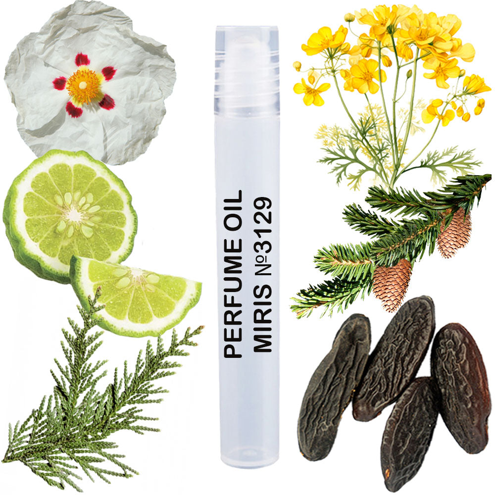 MIRIS Perfume Oil No. 3129 | Inspired | Men Roll-On Alcohol Free | 0.34 Fl Oz