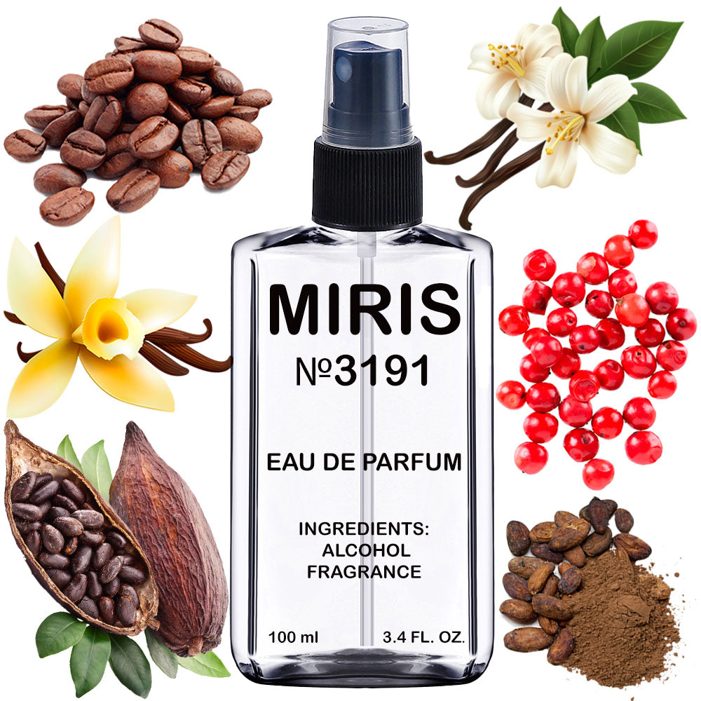 MIRIS No. 3191 | Inspired | Unisex For Women and Men Eau de Parfum | 3.4 Fl Oz