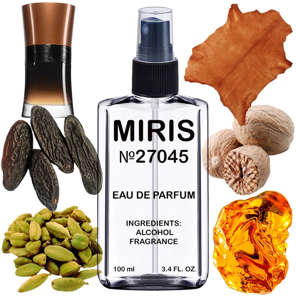 MIRIS No. 27045, Inspired by Code Profumo, Long-Lasting Eau de Parfum for Men, Spray 3.4 Fl Oz / 100 ml