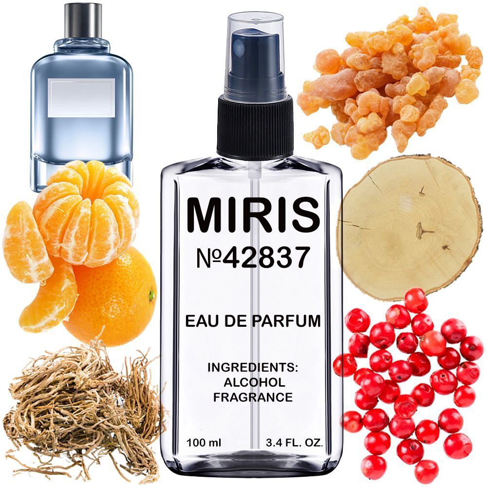 MIRIS No. 42837, Inspired by Gentlemen Only, Long-Lasting Eau de Parfum for Men, Spray 3.4 Fl Oz / 100 ml