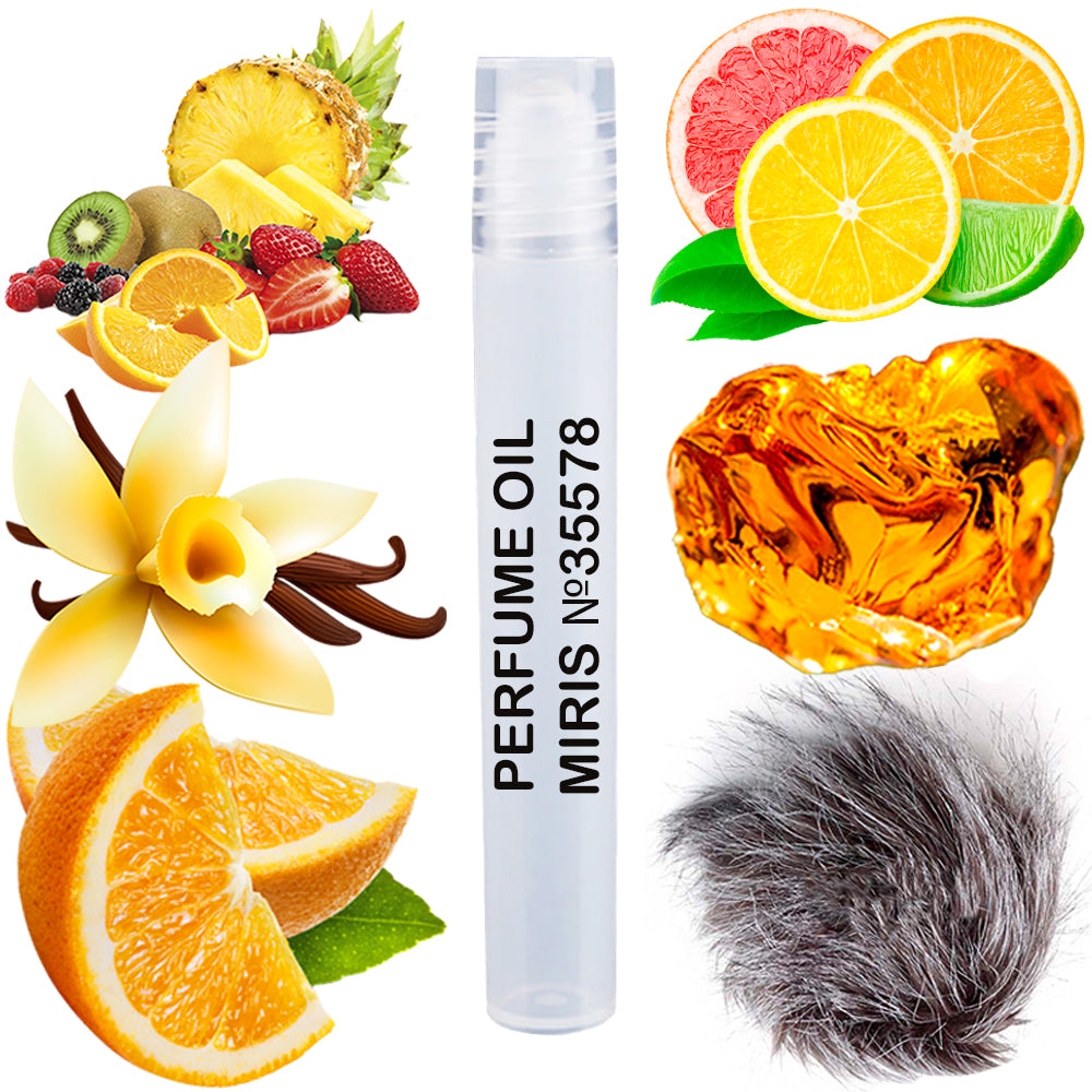 MIRIS Perfume Oil No. 35578 | Inspired | Unisex For Women and Men Roll-On Alcohol Free | 0.34 Fl Oz
