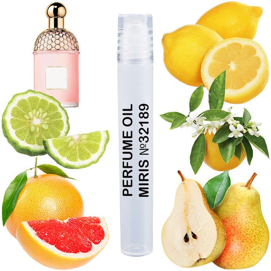 MIRIS No. 32189, Inspired by Aqua Aleg Pera Granita, Long-Lasting Perfume Oil for Women Roll-On, Rollerball 0.34 Fl Oz / 10 ml