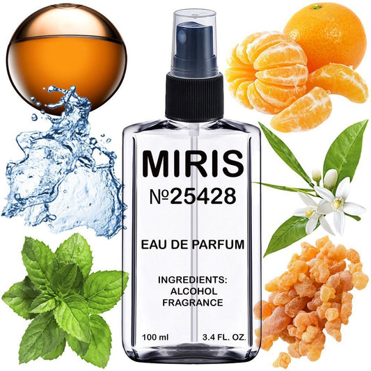 MIRIS No. 25428, Inspired by Aqva Amara, Long-Lasting Eau de Parfum for Men, Spray 3.4 Fl Oz / 100 ml