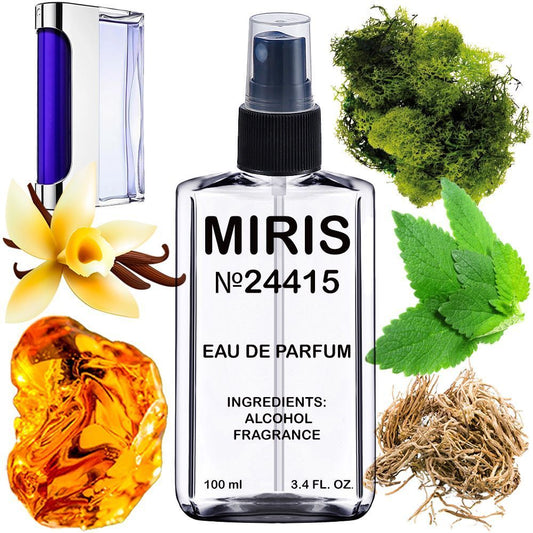 MIRIS No. 24415, Inspired by Ultraviolet, Long-Lasting Eau de Parfum for Men, Spray 3.4 Fl Oz / 100 ml