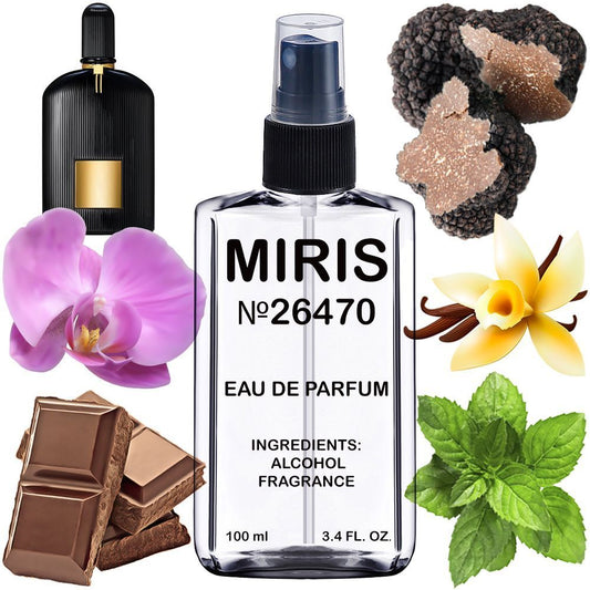 MIRIS No. 26470, Inspired by Black Orchid, Long-Lasting Eau de Parfum for Women, Spray 3.4 Fl Oz / 100 ml