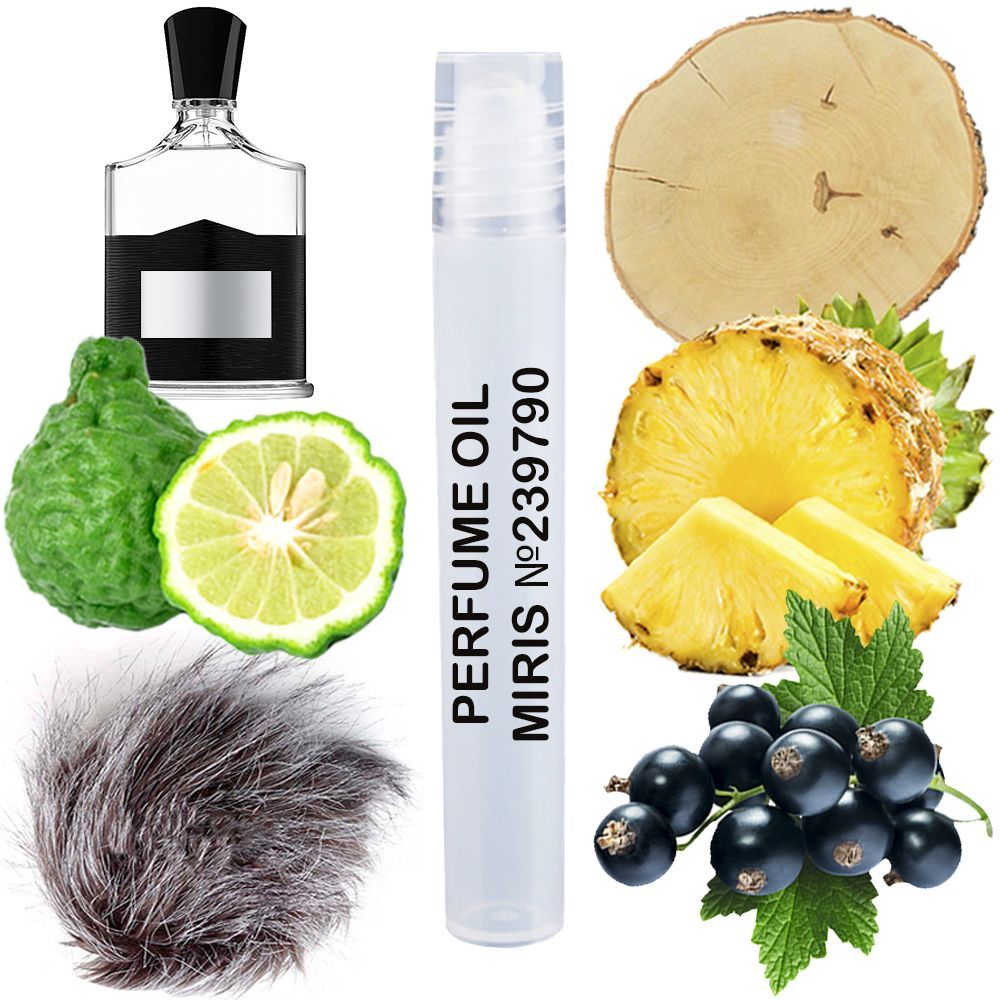 MIRIS No. 239790, Inspired by Aventus, Long-Lasting Perfume Oil for Men Roll-On, Rollerball 0.34 Fl Oz / 10 ml