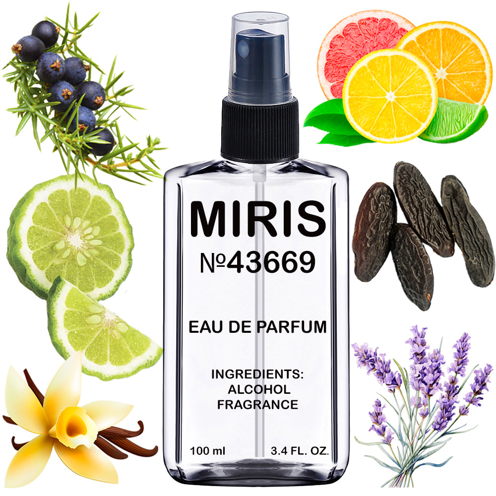 MIRIS No. 43669 | Inspired | Men Eau de Parfum | 3.4 Fl Oz