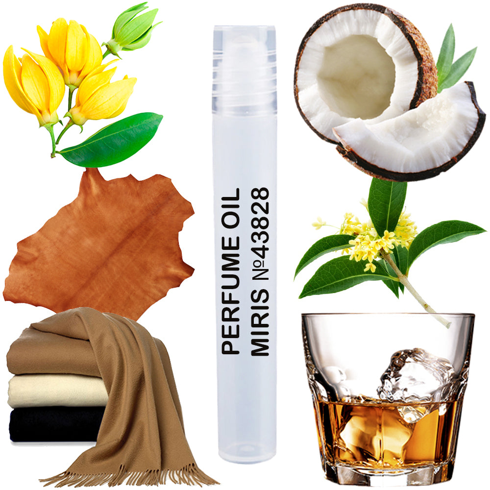MIRIS Perfume Oil No. 43828 | Inspired | Unisex For Women and Men Roll-On Alcohol Free | 0.34 Fl Oz