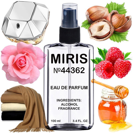 MIRIS No. 44362, Inspired by Lady Milio Lucky, Long-Lasting Eau de Parfum for Women, Spray 3.4 Fl Oz / 100 ml