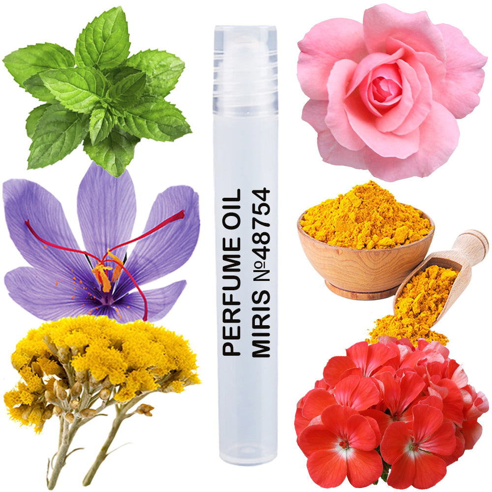 MIRIS Perfume Oil No. 48754 | Inspired | Unisex For Women and Men Roll-On Alcohol Free | 0.34 Fl Oz