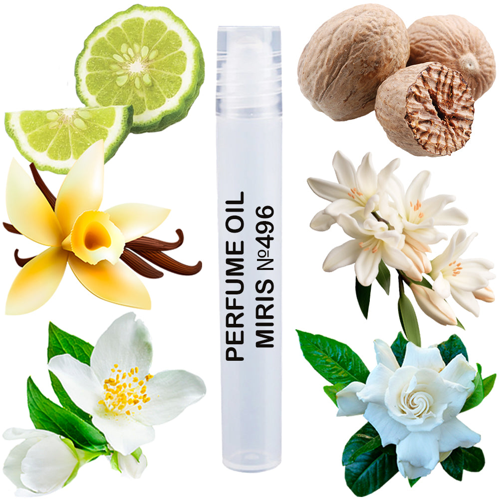 MIRIS Perfume Oil No. 496 | Inspired | Women | Roll-On Alcohol Free | 0.34 Fl Oz