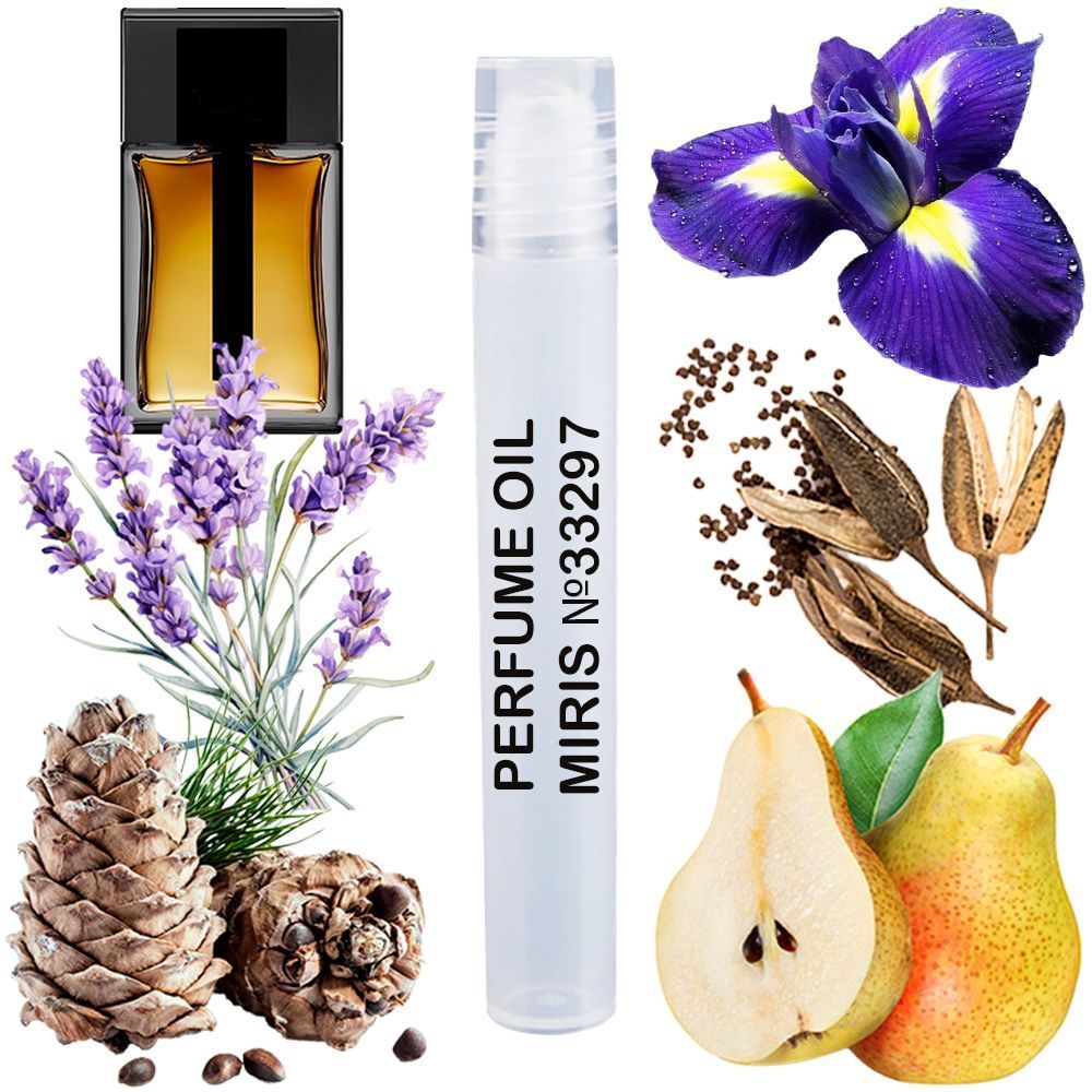 MIRIS No. 33297, Inspired by Di Homme Intense 2011, Long-Lasting Perfume Oil for Men Roll-On, Rollerball 0.34 Fl Oz / 10 ml