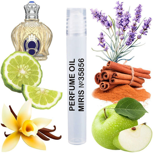 MIRIS No. 35856, Inspired by Shaik 77, Long-Lasting Perfume Oil for Men Roll-On, Rollerball 0.34 Fl Oz / 10 ml