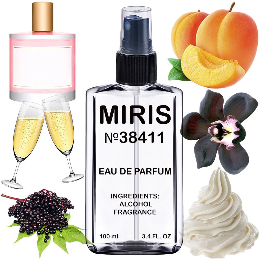 MIRIS No. 38411, Inspired by Molecu 090.09, Long-Lasting Eau de Parfum Unisex for Women and Men, Spray 3.4 Fl Oz / 100 ml