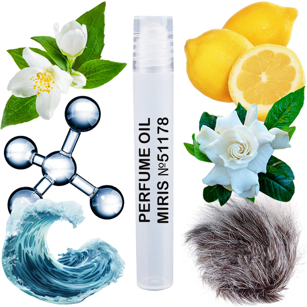 MIRIS Perfume Oil No. 51178 | Inspired | Unisex For Women and Men Roll-On Alcohol Free | 0.34 Fl Oz
