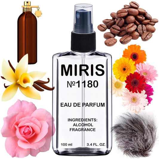 MIRIS No. 1180, Inspired by Intense Cafe, Long-Lasting Eau de Parfum Unisex for Women and Men, Spray 3.4 Fl Oz / 100 ml
