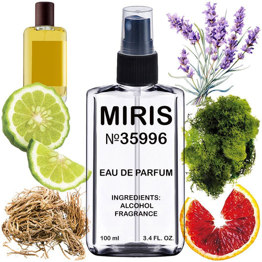 MIRIS No. 35996, Inspired by Bergamote Soleil, Long-Lasting Eau de Parfum Unisex for Women and Men, Spray 3.4 Fl Oz / 100 ml
