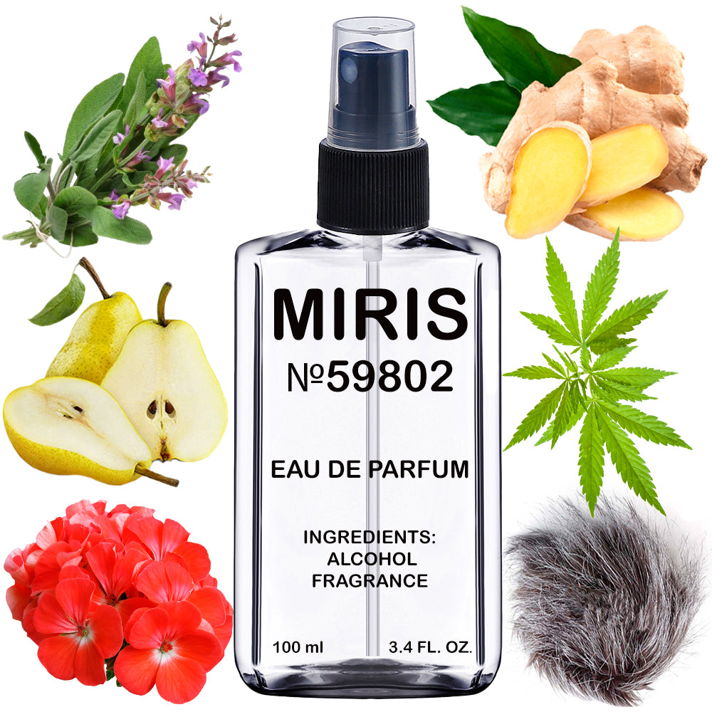 MIRIS No. 59802 | Inspired | Men Eau de Parfum | 3.4 Fl Oz