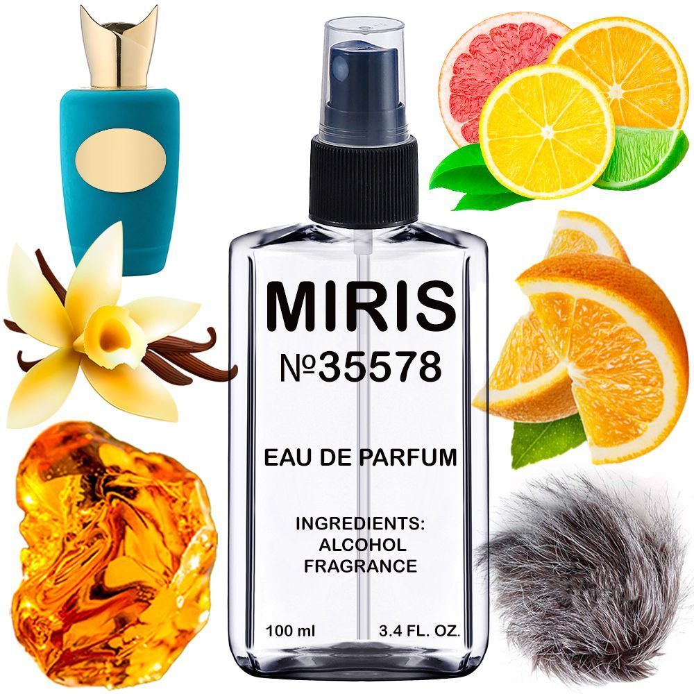 MIRIS No. 35578, Inspired by Erba Pura, Long-Lasting Eau de Parfum Unisex for Women and Men, Spray 3.4 Fl Oz / 100 ml