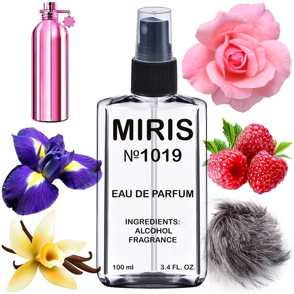 MIRIS No. 1019, Inspired by Pink Extasy, Long-Lasting Eau de Parfum for Women, Spray 3.4 Fl Oz / 100 ml
