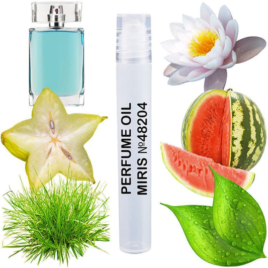 MIRIS No. 48204, Inspired by Into the Blue, Long-Lasting Perfume Oil for Women Roll-On, Rollerball 0.34 Fl Oz / 10 ml