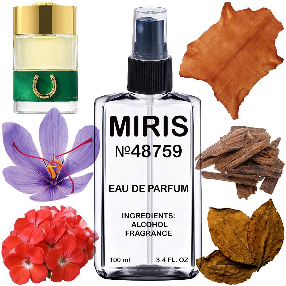 MIRIS No. 48759, Inspired by Meydan, Long-Lasting Eau de Parfum Unisex for Women and Men, Spray 3.4 Fl Oz / 100 ml