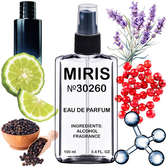 MIRIS No. 30260, Inspired by Sauvage 2015, Long-Lasting Eau de Parfum for Men, Spray 3.4 Fl Oz / 100 ml